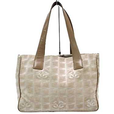 Chaneltravel Line Tote Pm Beige Used