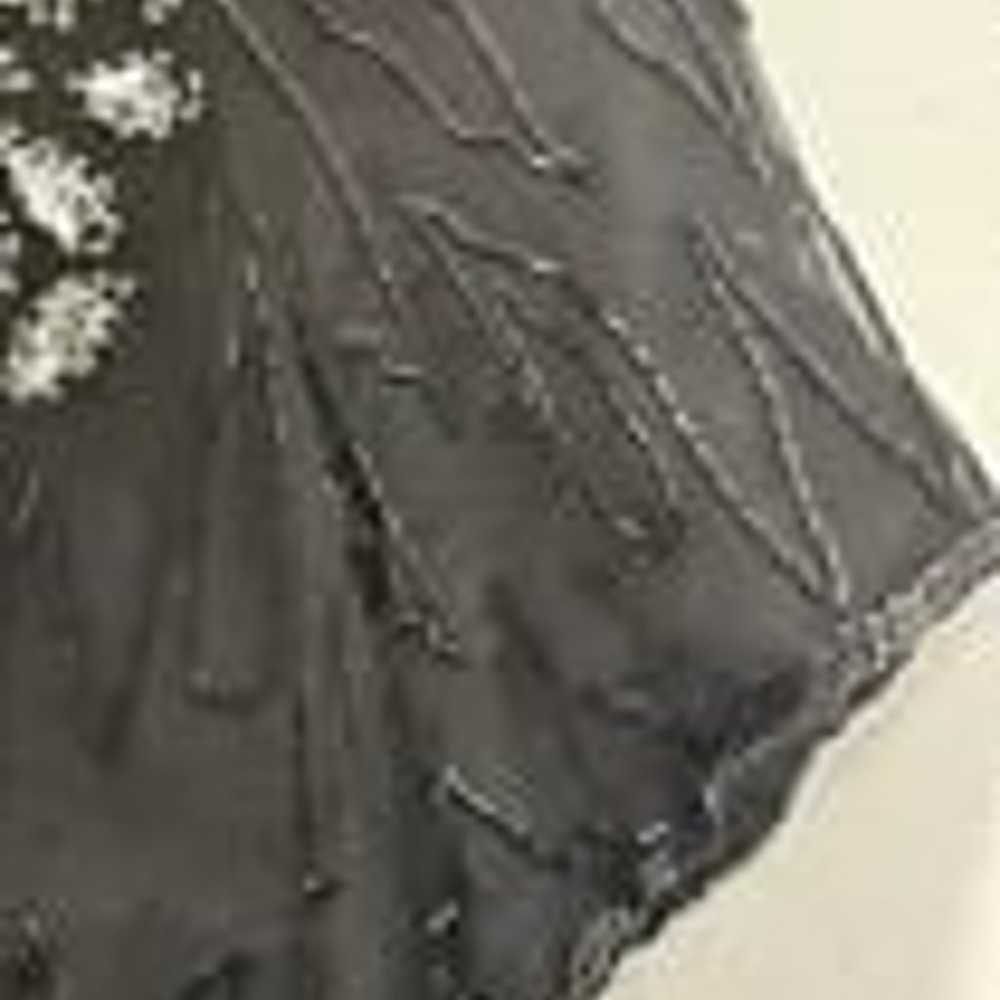 Vintage Black Stenay Beaded dress size 14 - image 7