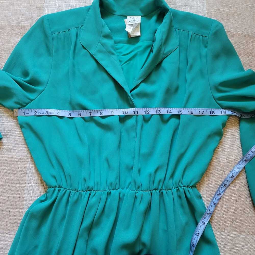 Vintage Long Sleeve Collared Dress - image 5