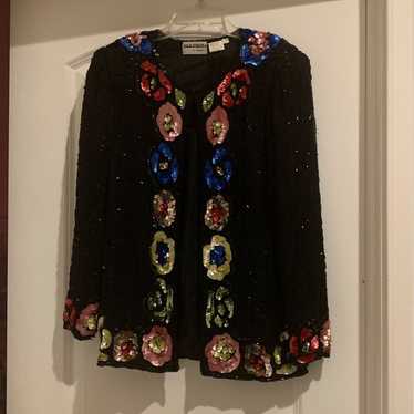 Vintage Beaded Evening  Jacket