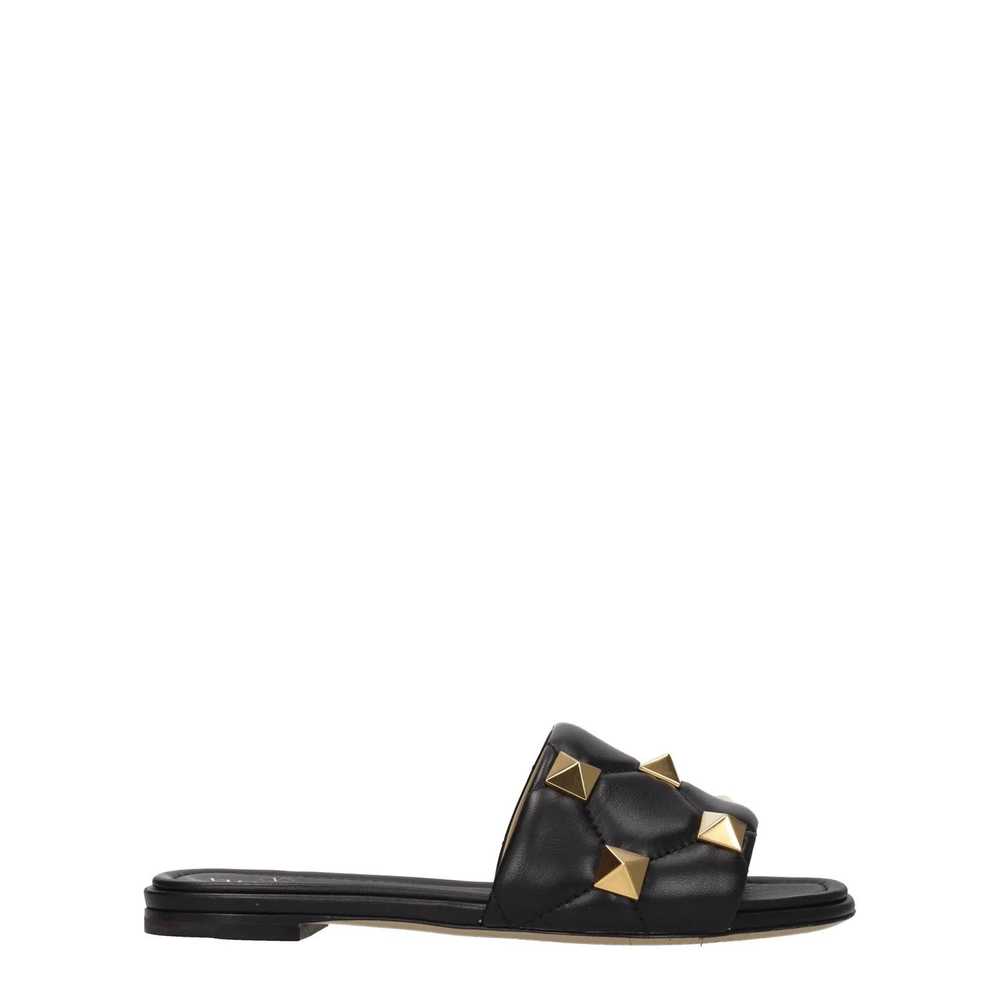 Valentino Garavani ob1o1e1224 Leather Slippers in… - image 1