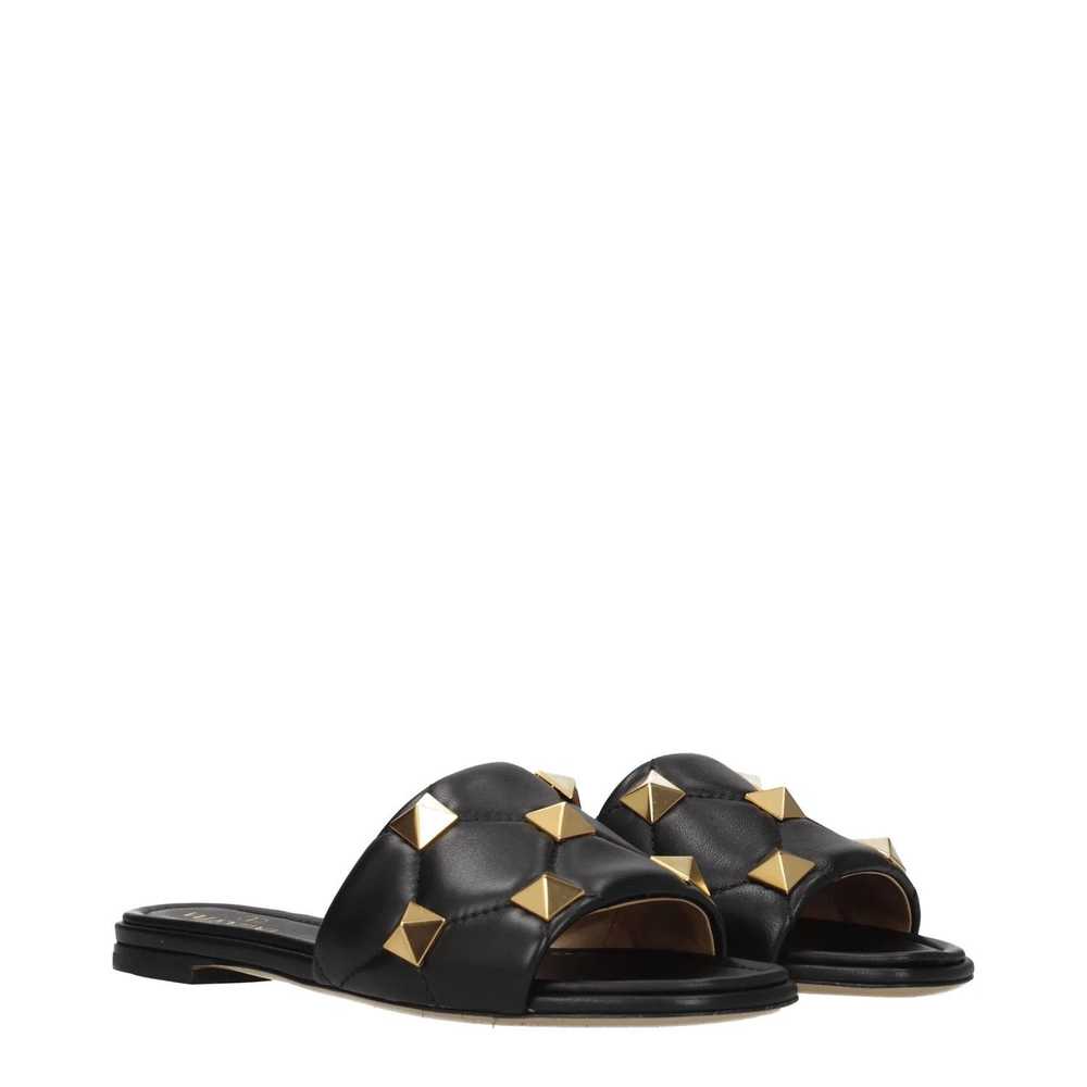 Valentino Garavani ob1o1e1224 Leather Slippers in… - image 2