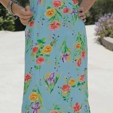 VINTAGE ' TRASHY LINGERIE' Floral Maxi Dress