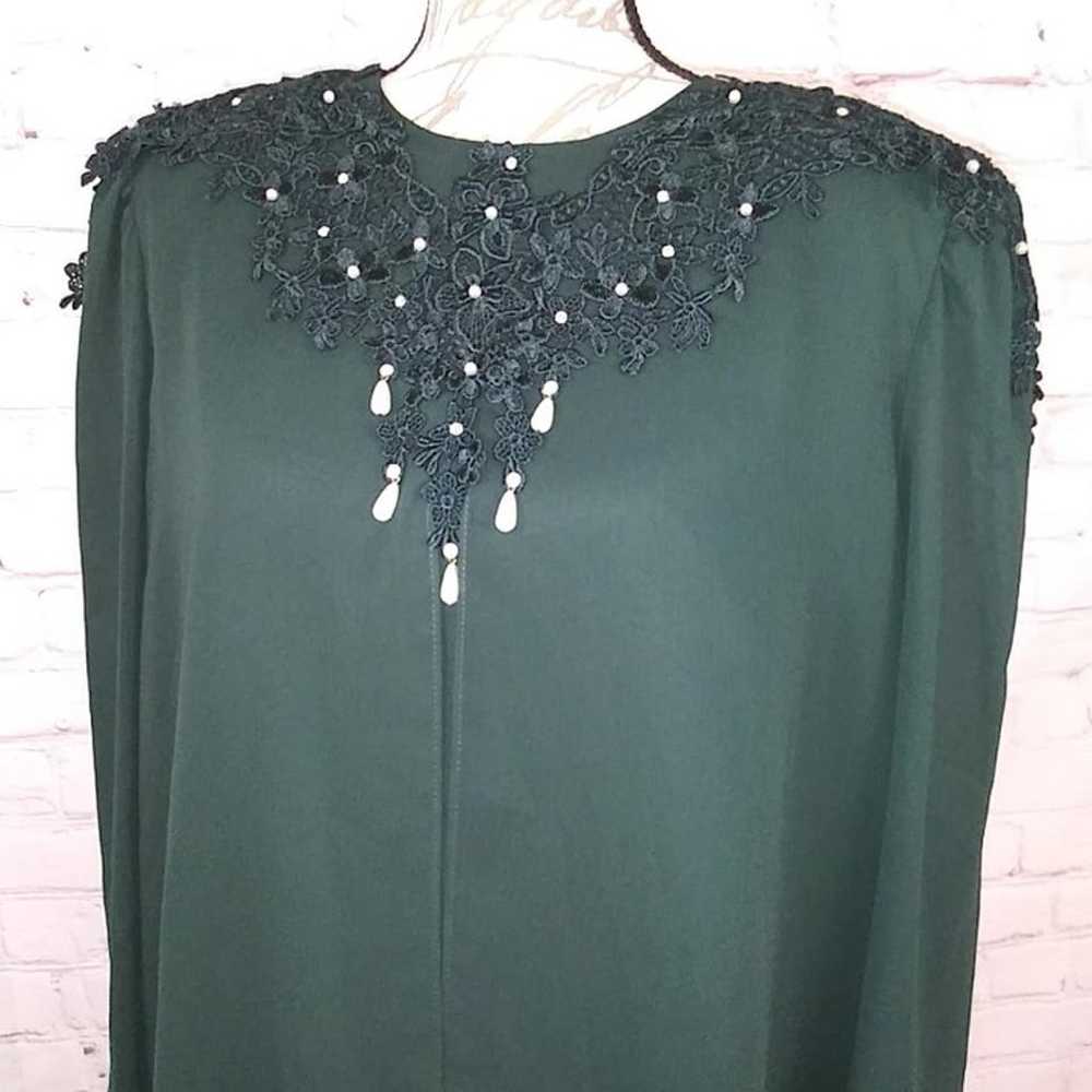 Patra Stenay Dress Sz 14 Embellished VTG - image 5