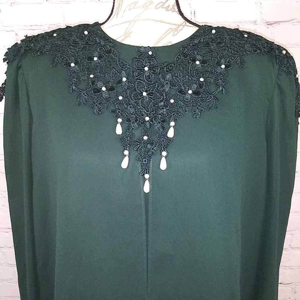 Patra Stenay Dress Sz 14 Embellished VTG - image 7