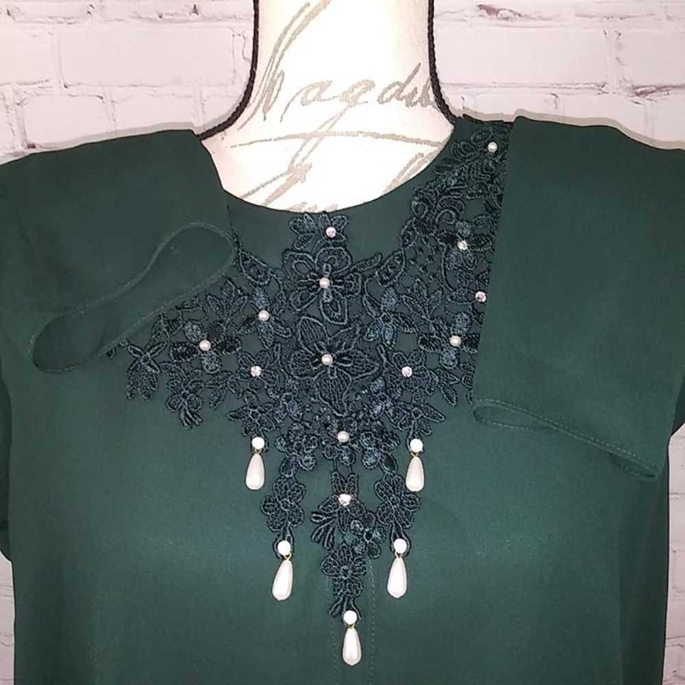 Patra Stenay Dress Sz 14 Embellished VTG - image 8