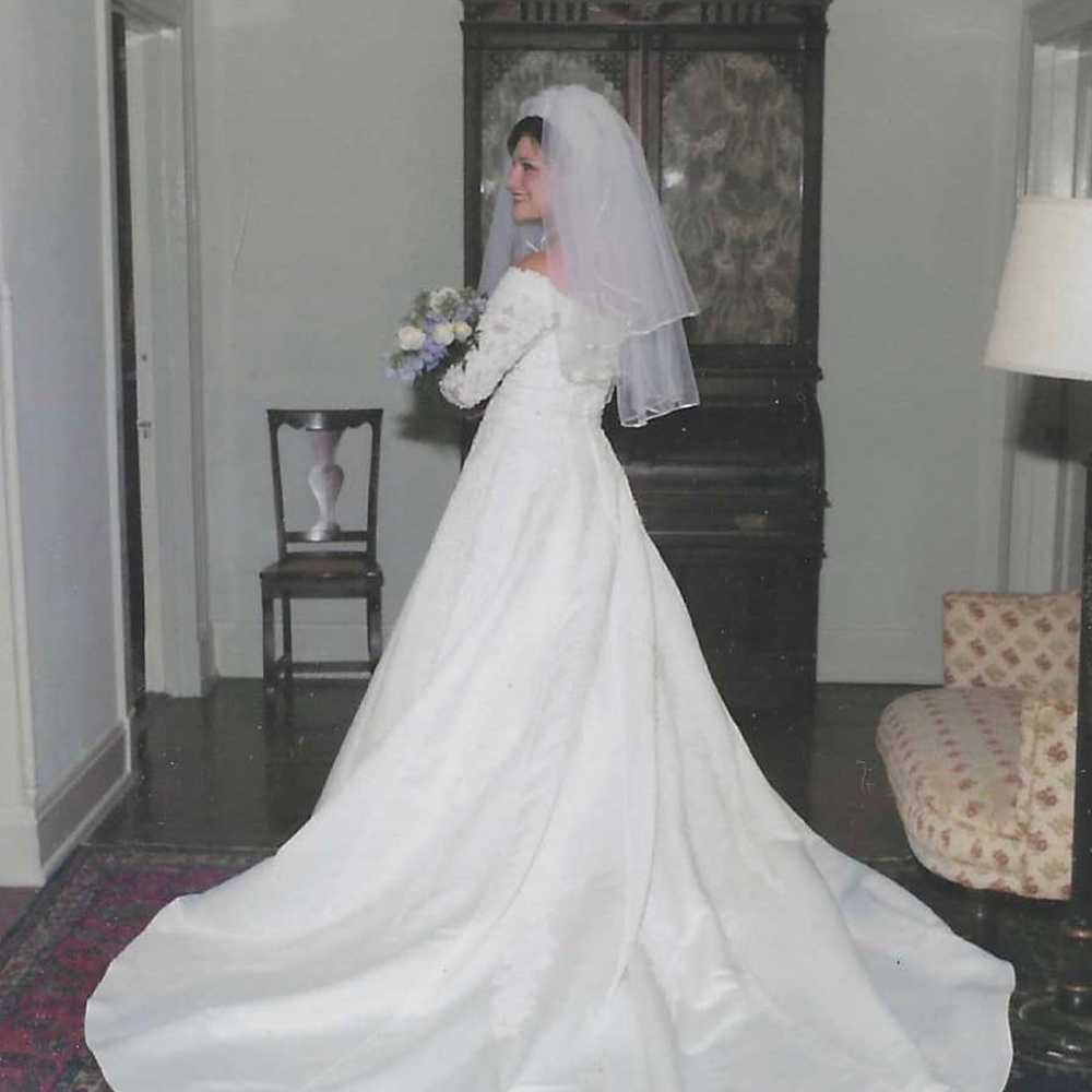 Wedding Dress Size 10 - image 1