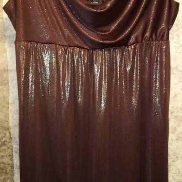 Vintage AGB Dress Cowl Neck Ladies 16 - image 1