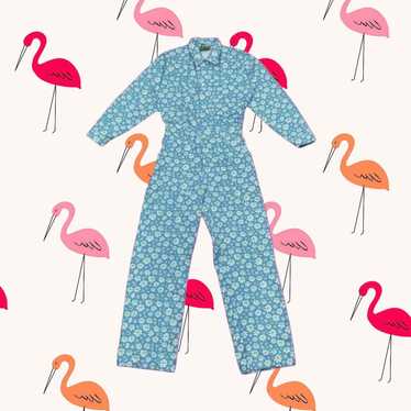 Big Bud Press Blue Lazy Daisy Everyday Jumpsuit S… - image 1