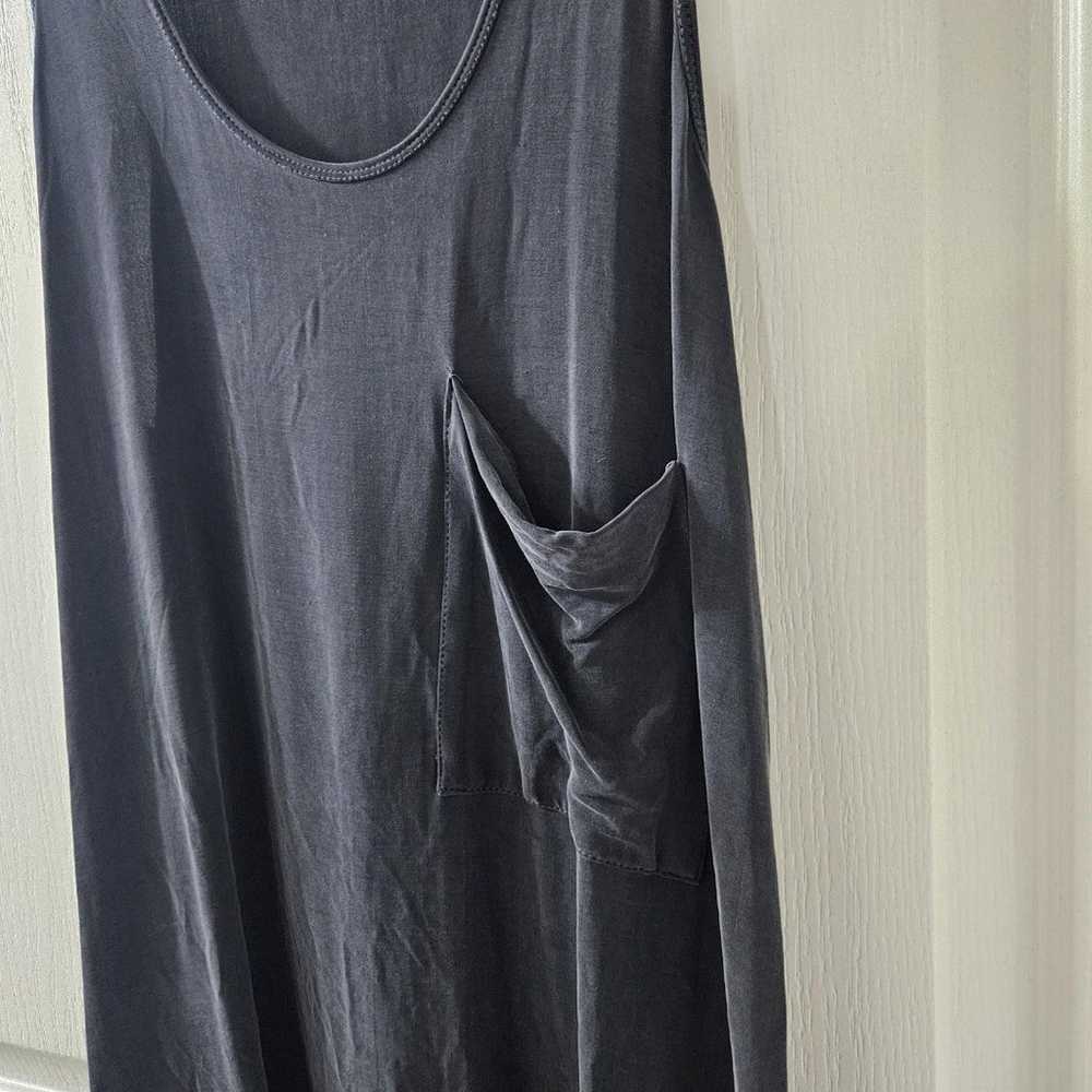 Zara Tank Dress Boho Grunge Black Women's Size Sm… - image 2