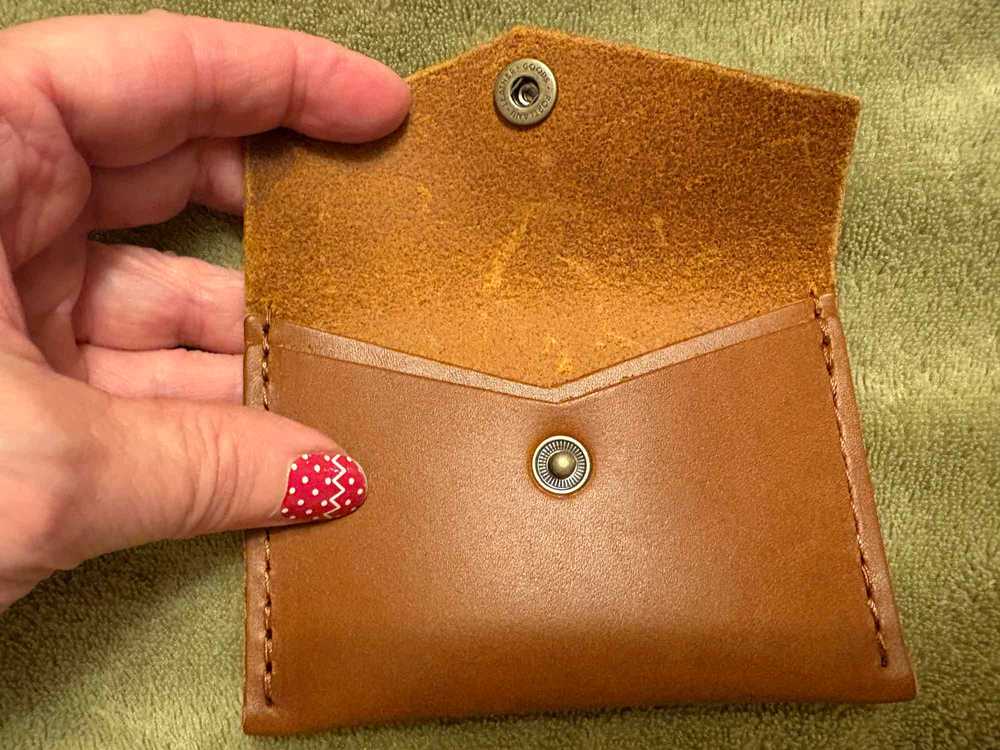 Portland Leather Mini Envelope Wallet - image 2