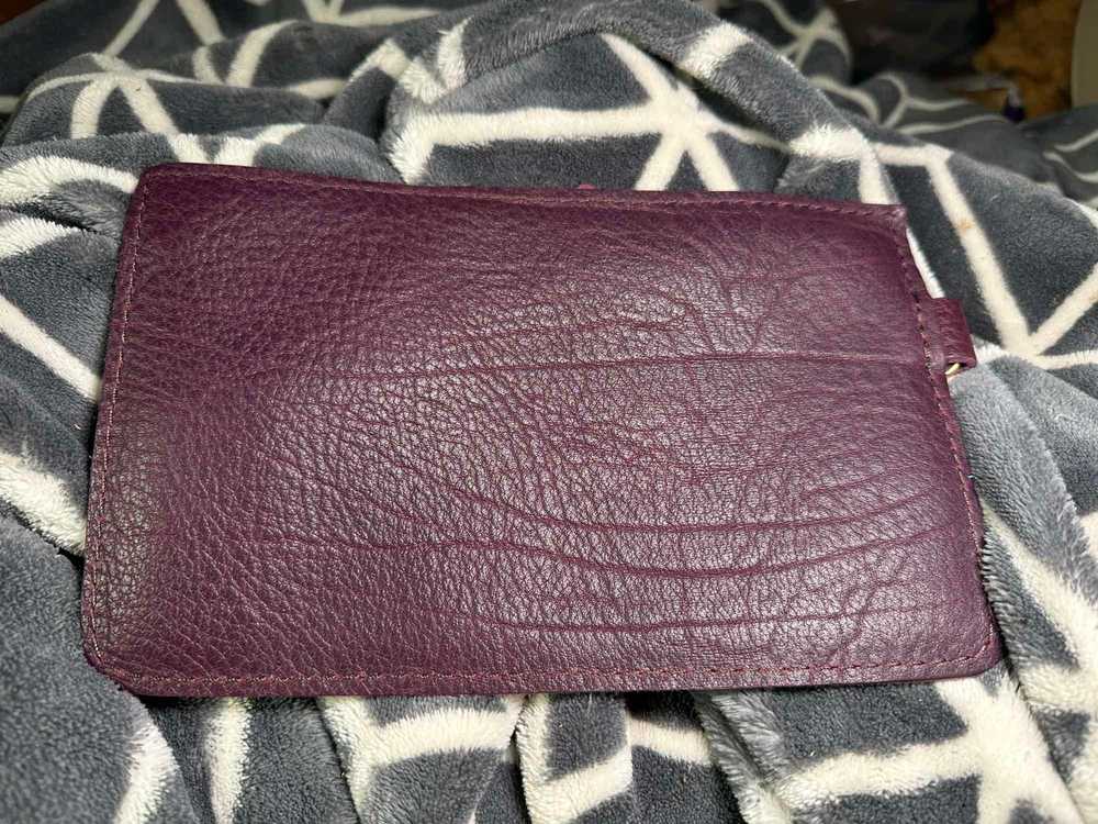 Portland Leather Plum Adriana Wristlet UNICORN - image 2