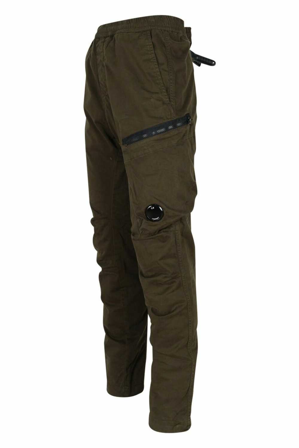 C.P. Company o1y1224 Logo Cargo Pant in Military … - image 2