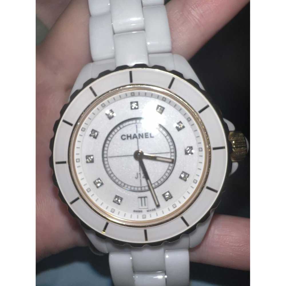 Chanel J12 Quartz silver watch - image 2