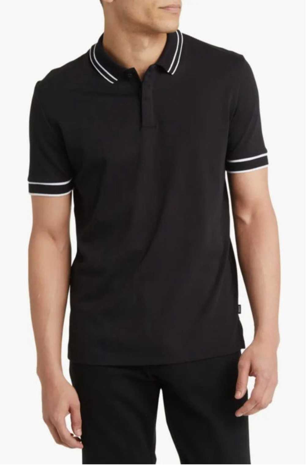 Hugo Boss Hugo Boss Men Polo Shirt M Black White - image 1