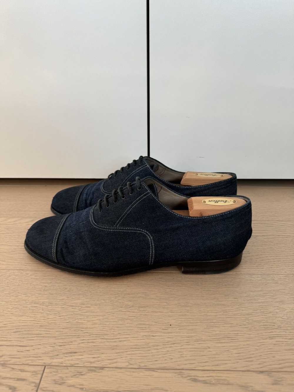 Bottega Veneta Oiled Denim Oxford Shoes SS12 44 - image 4