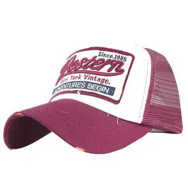 Custom × Trucker Hat × Vintage Trucker Hat Wester… - image 1