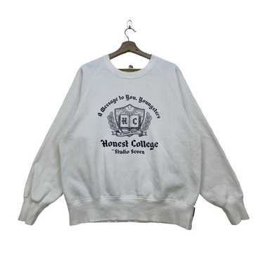 American College × Custom Sweatshirt × Vintage Vt… - image 1