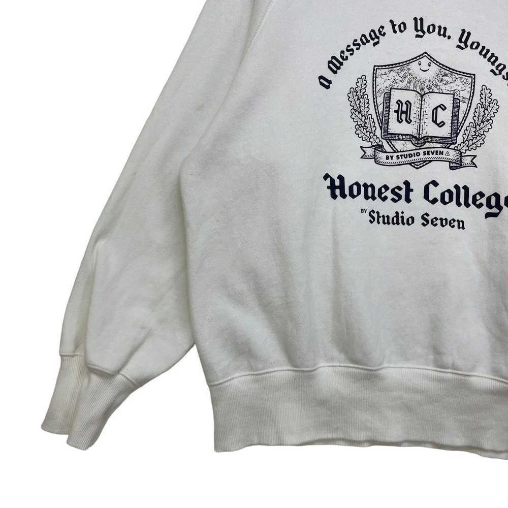 American College × Custom Sweatshirt × Vintage Vt… - image 3