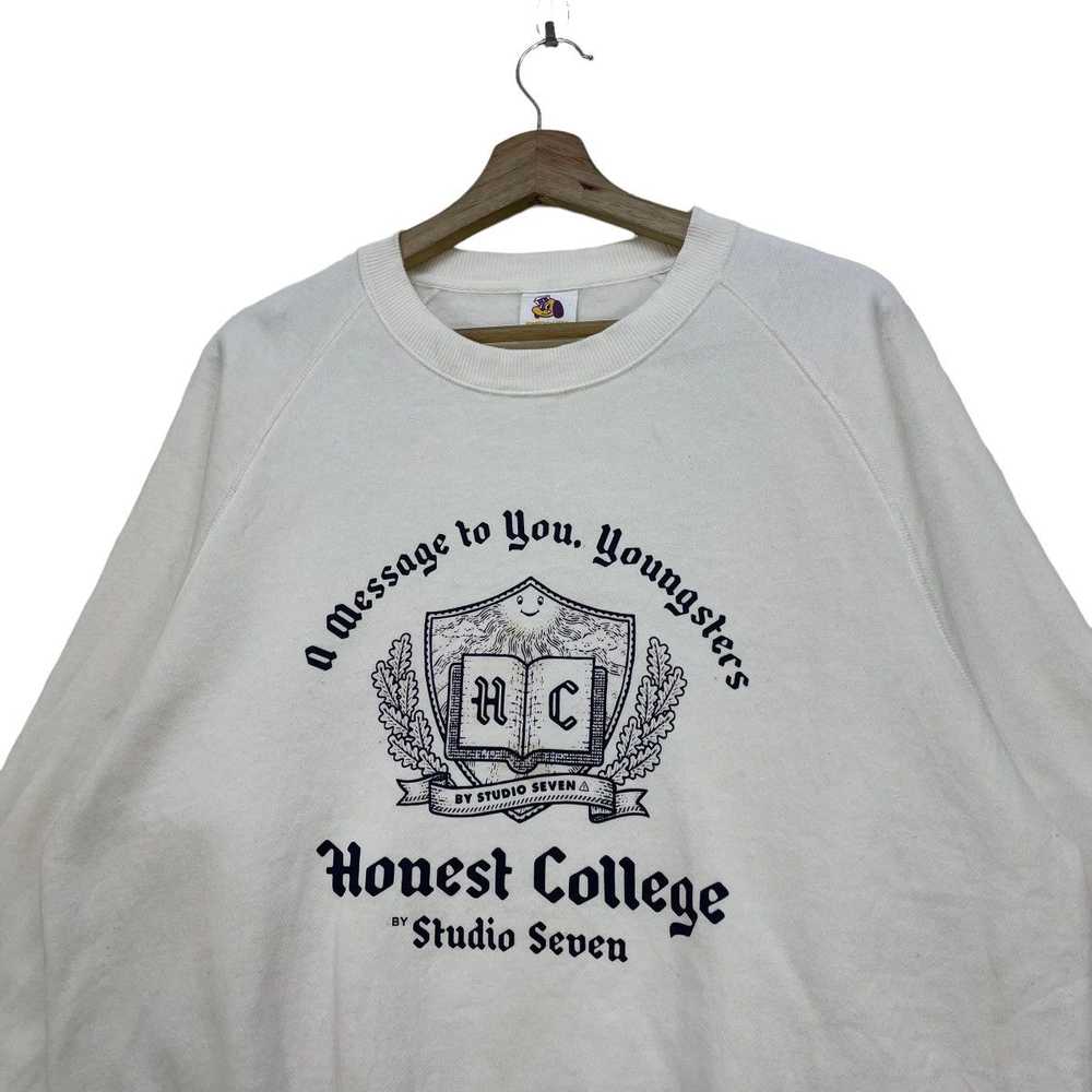 American College × Custom Sweatshirt × Vintage Vt… - image 4