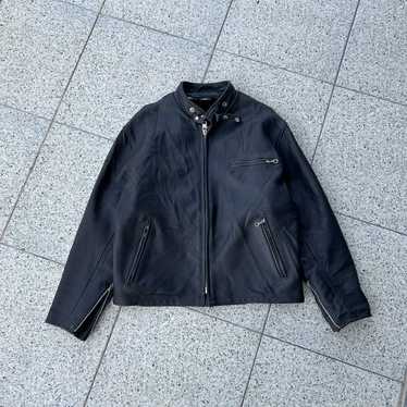 F*K様 Schott Classic Racer M Schott Men's Classic Racer Leather Motorcycle Jacket