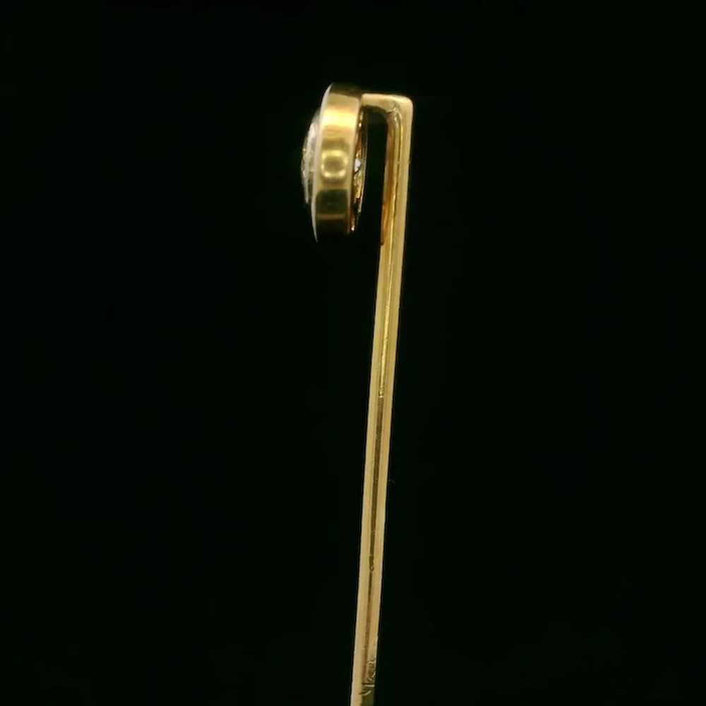 Antique Edwardian Gold & Platinum .50ct Old Diamo… - image 11