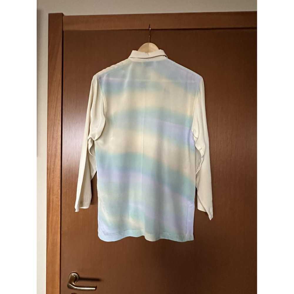 Non Signé / Unsigned Silk shirt - image 5