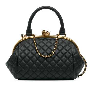 Chanel Bowling Bag leather crossbody bag