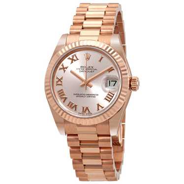 Rolex Lady-Datejust 31 Pink Dial 18K Everose Gold 