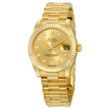 Rolex Lady-Datejust 31 Champagne Dial 18K Yellow … - image 1