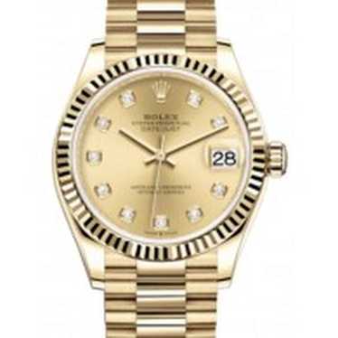 Rolex Datejust 31 Champagne Diamond Dial Ladies 1… - image 1