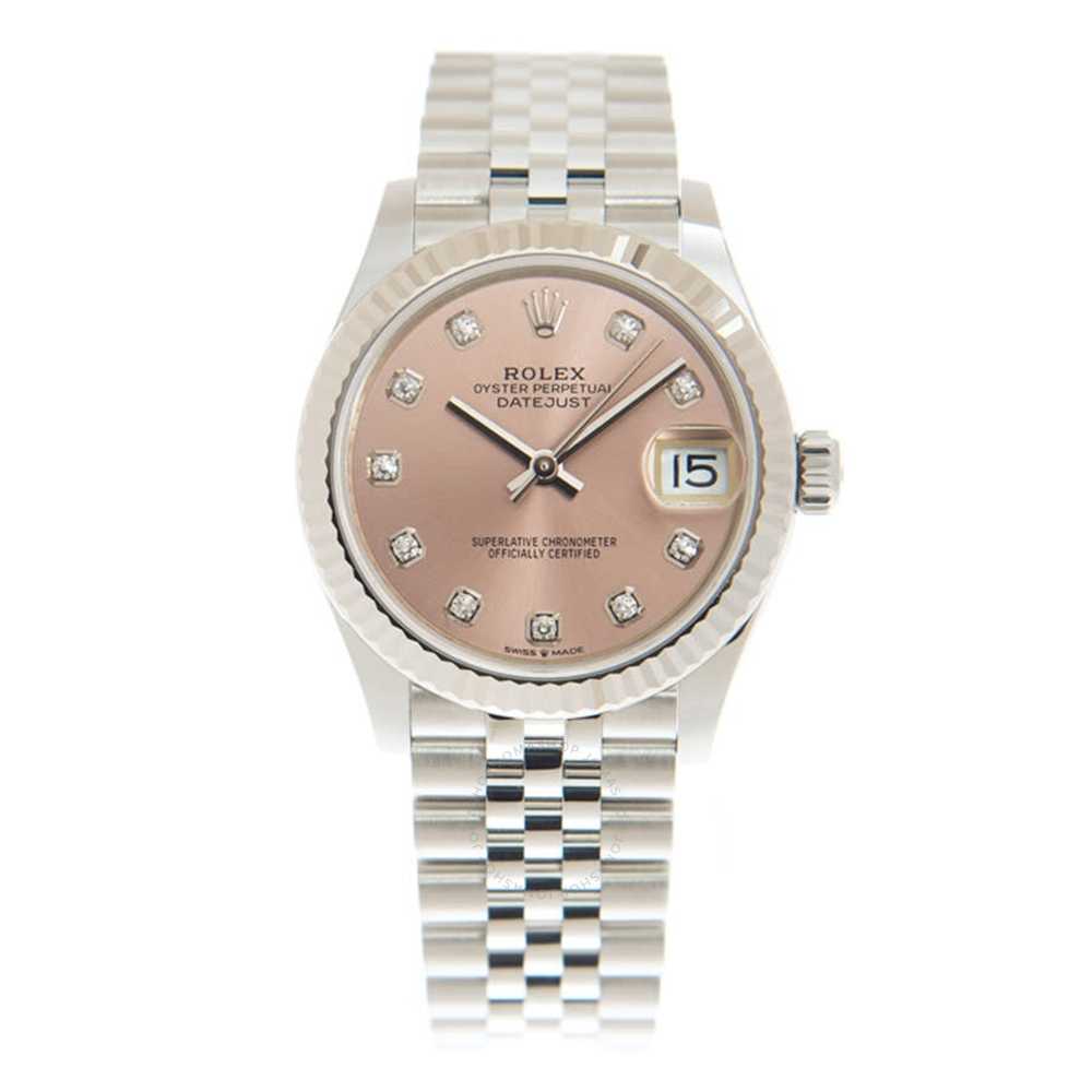 Rolex Datejust 31 Automatic Diamond Pink Dial Lad… - image 3