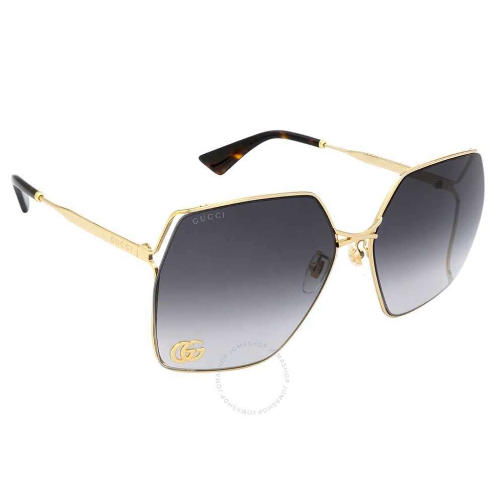 Gucci Grey Square Ladies Sunglasses GG0817S 006 65 - image 3