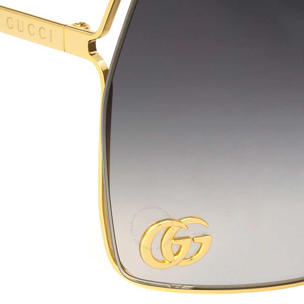 Gucci Grey Square Ladies Sunglasses GG0817S 006 65 - image 5