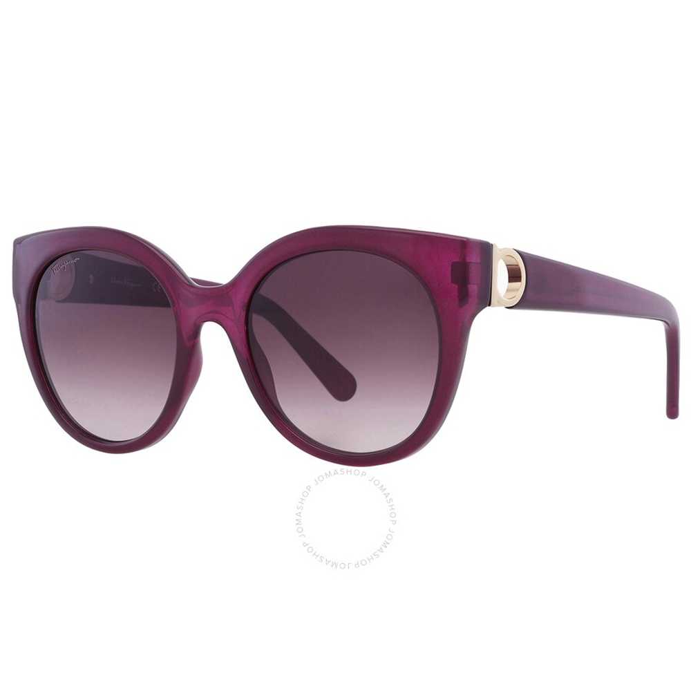 Salvatore Ferragamo Purple Gradient Cat Eye Ladie… - image 3