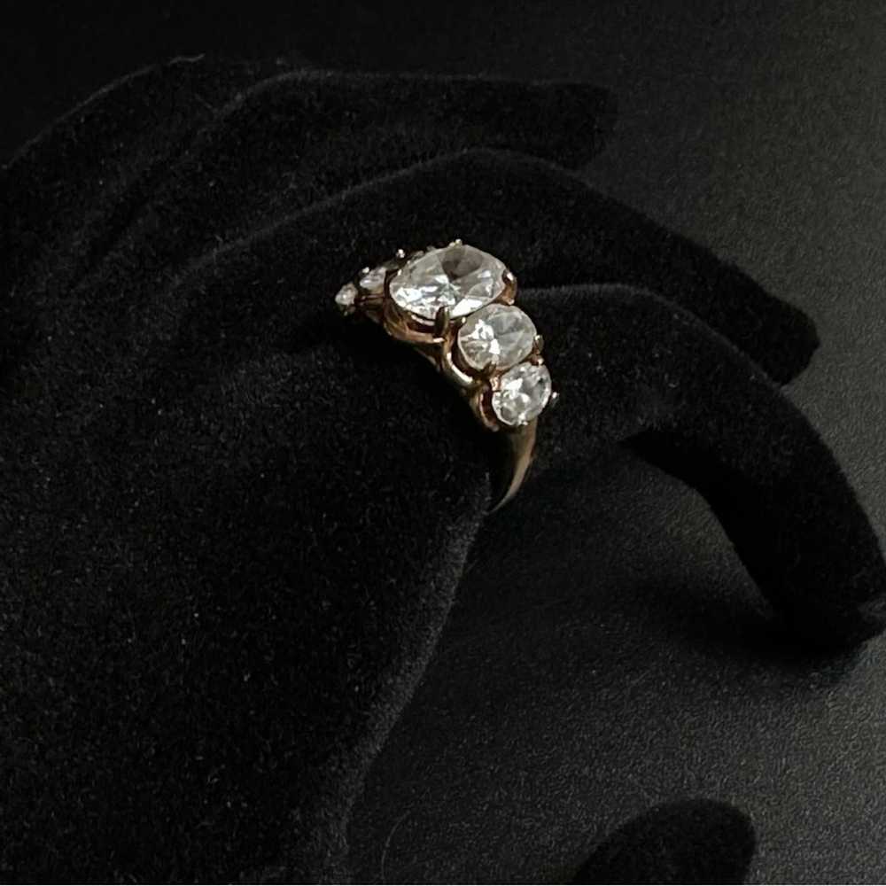 Brand Vintage Art Deco Style Cubic Zirconia Cockt… - image 8