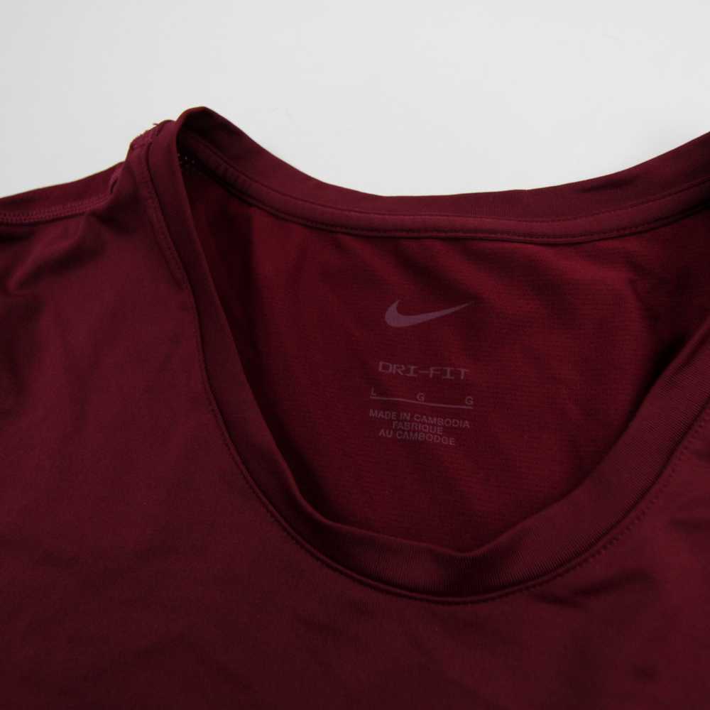 Nike Long Sleeve Shirt Women's Maroon Used - image 3