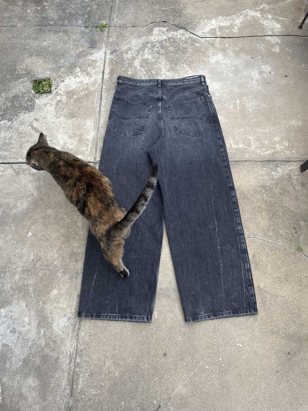 Balenciaga FW23 SAMPLE Lost Tape Wash Baggy Denim - image 4