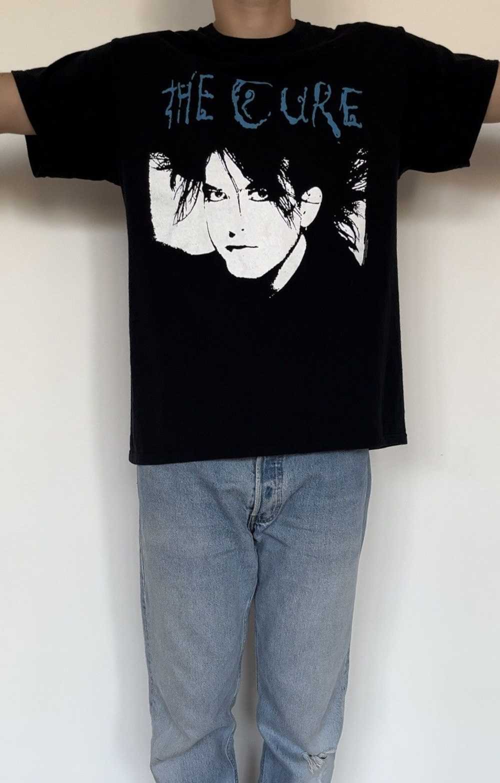 Band Tees × The Cure The Cure Pattern Black Band … - image 3