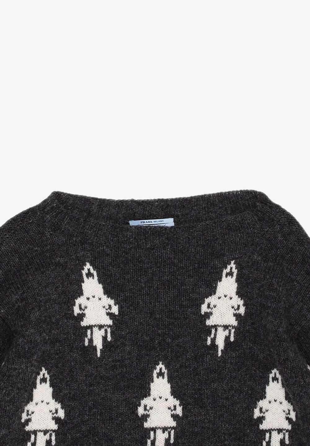 Prada Prada Knit Rockets Pullover Wool Sweater Si… - image 2