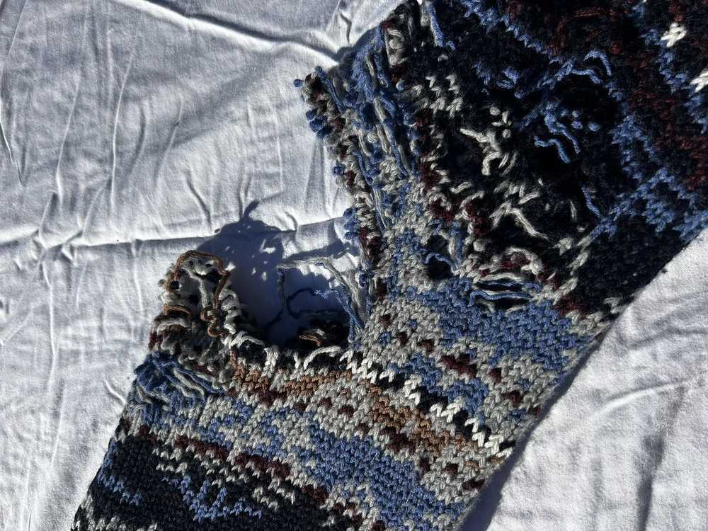 Balenciaga Balenciaga Fair Isle destroyed sweater - image 2