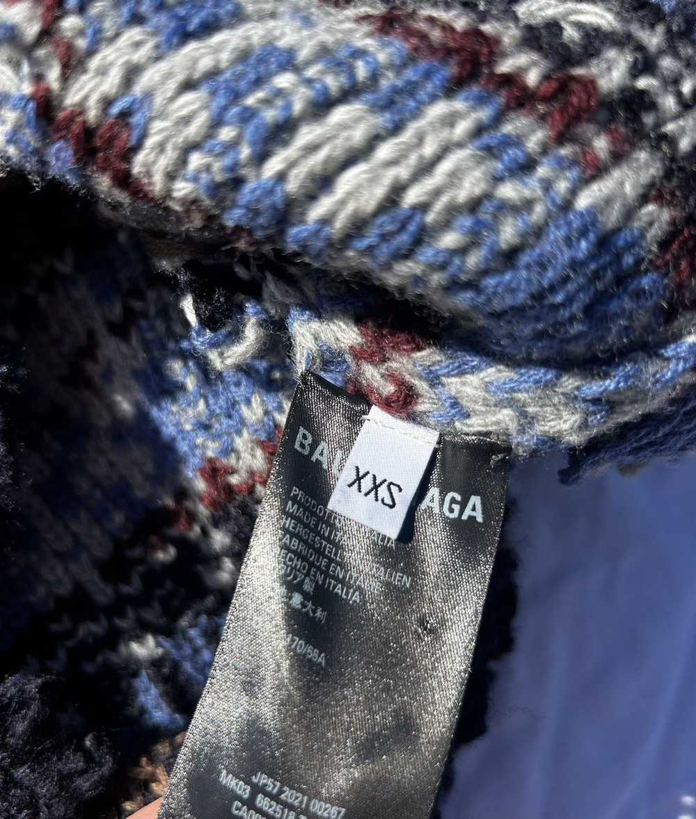 Balenciaga Balenciaga Fair Isle destroyed sweater - image 7