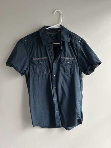 Guess Guess Navy Blue Button Up