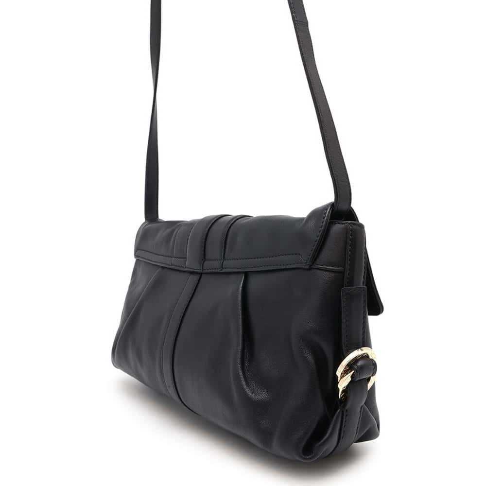 Bvlgari BVLGARI Shoulder Bag Chandra Leather Black - image 2