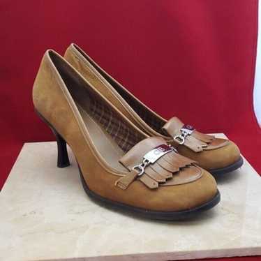 Other Gianni Bini Tan Suede Heels - Size 9.5 - image 1