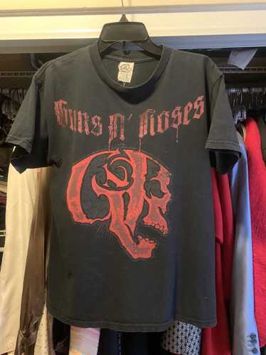 Guns N Roses × Vintage Skull Rose + Initial t-shi… - image 1