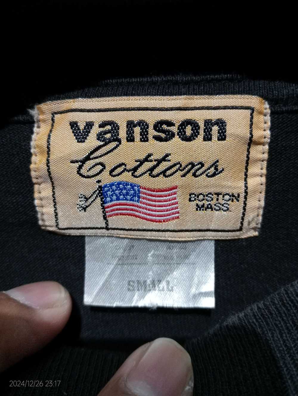 Made In Usa × Racing × Vanson Leathers Vintage Va… - image 3