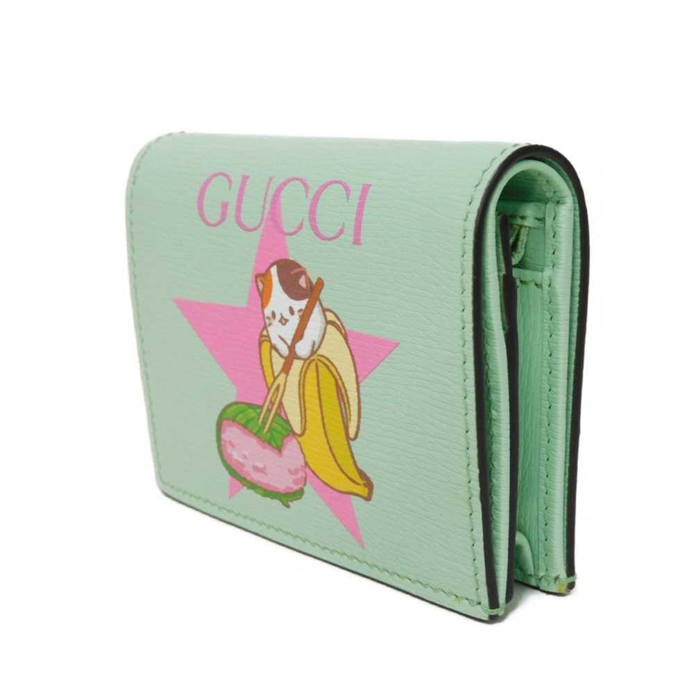 Gucci Gucci Bi-fold wallet Bananya Compact Banana… - image 2