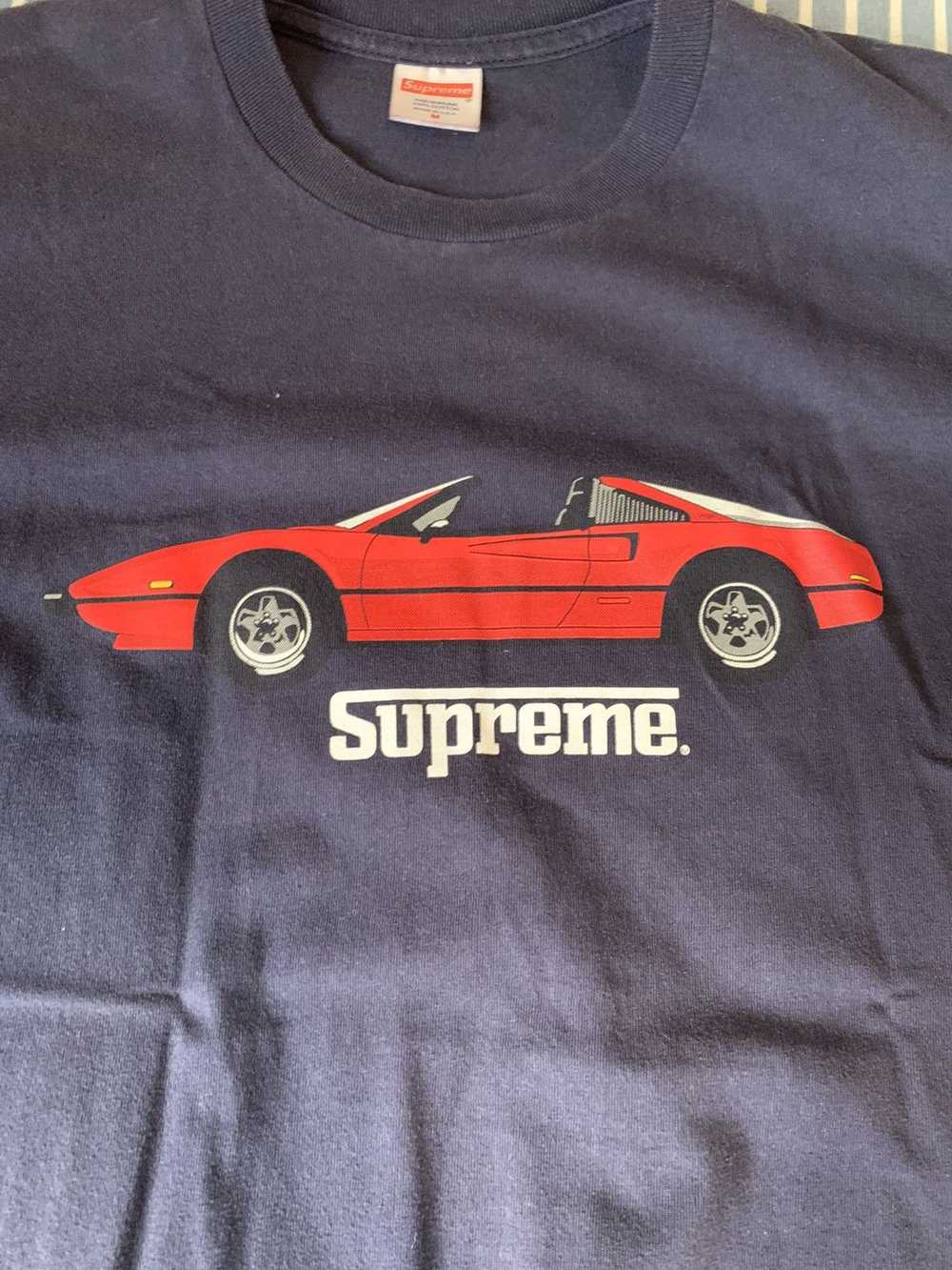 Supreme Supreme GT T Shirt Ferrari SS13 Navy Sz M - image 1