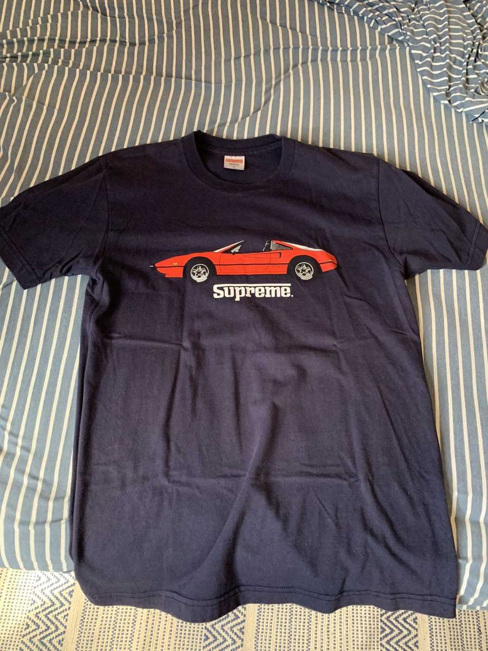 Supreme Supreme GT T Shirt Ferrari SS13 Navy Sz M - image 2